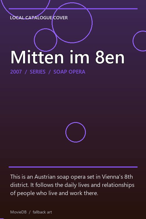 Mitten im 8en poster