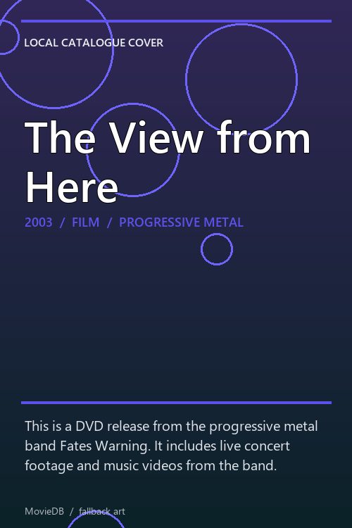The View from Here poster