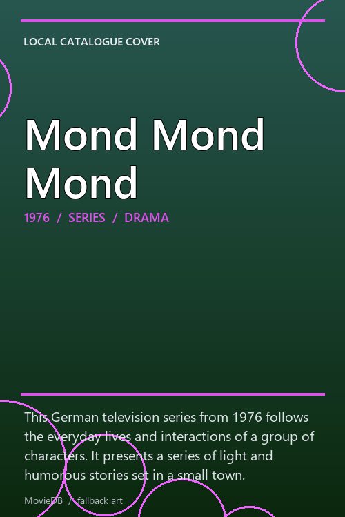 Mond Mond Mond poster
