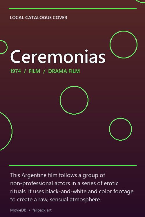 Ceremonias poster