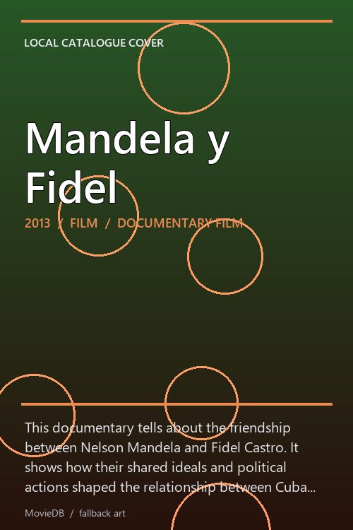 Mandela y Fidel poster