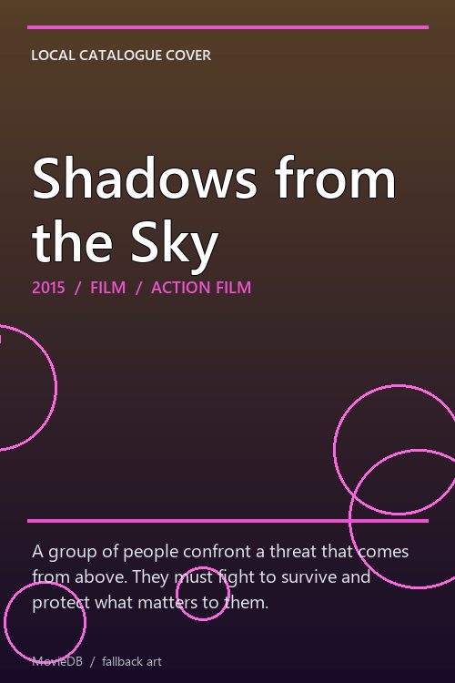 Shadows from the Sky poster