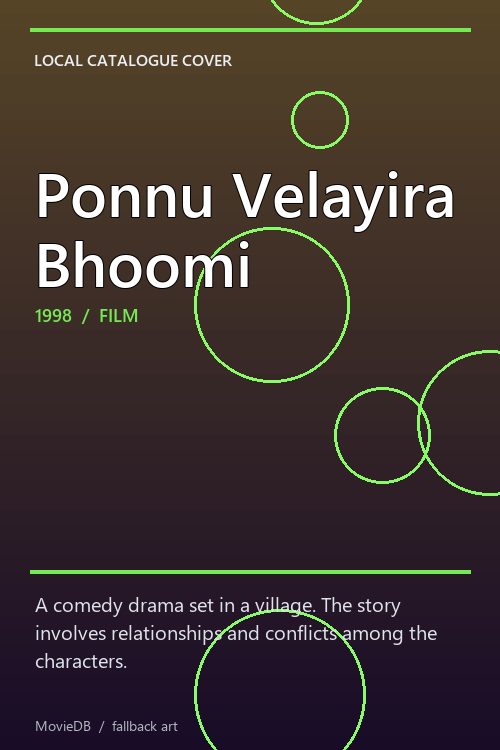 Ponnu Velayira Bhoomi poster