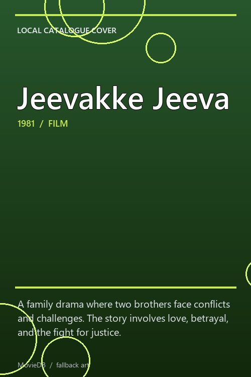 Jeevakke Jeeva poster