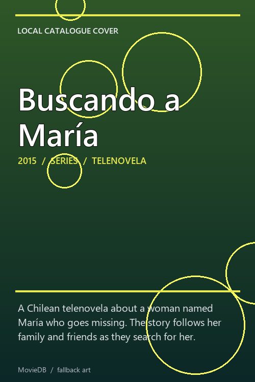 Buscando a María poster