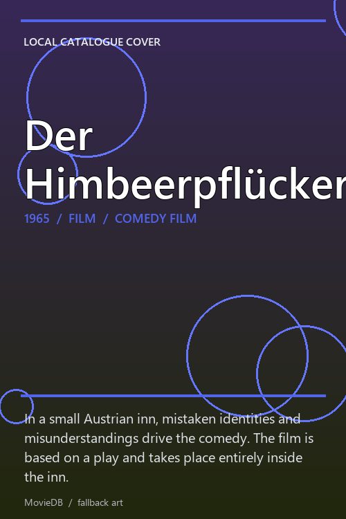 Der Himbeerpflücker poster