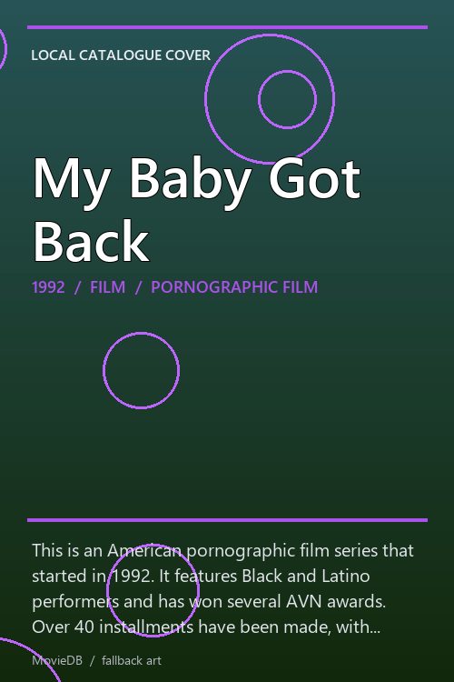 My Baby Got Back poster