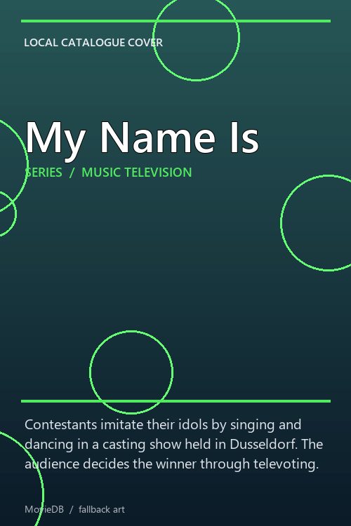 My Name Is poster