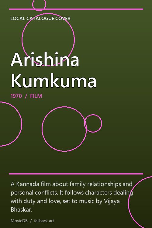 Arishina Kumkuma poster