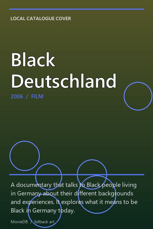 Black Deutschland poster