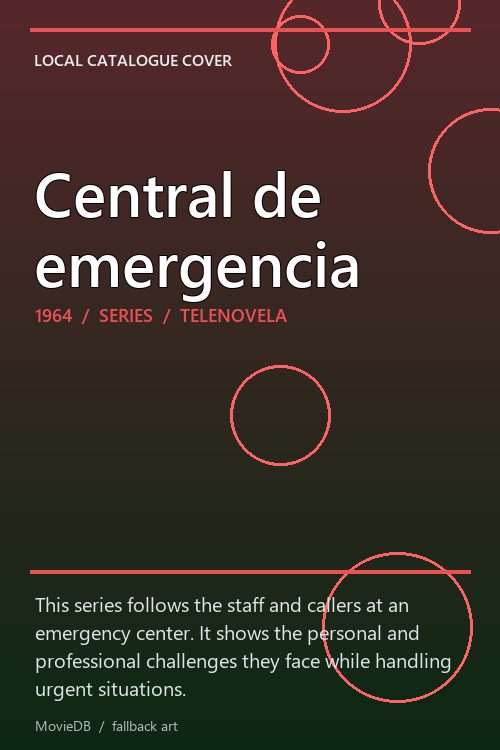 Central de emergencia poster