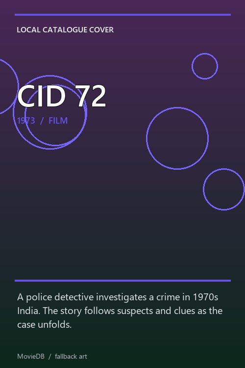 CID 72 poster