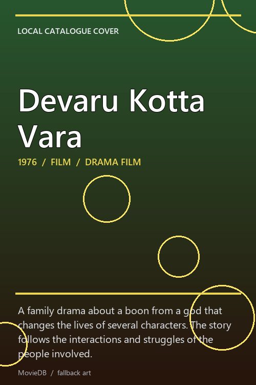 Devaru Kotta Vara poster
