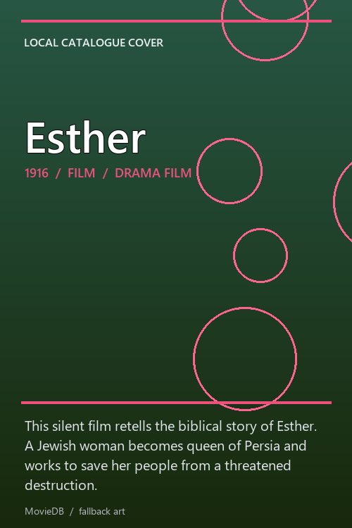 Esther poster