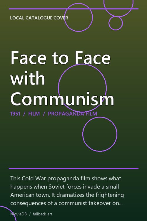 Face to Face with Communism poster