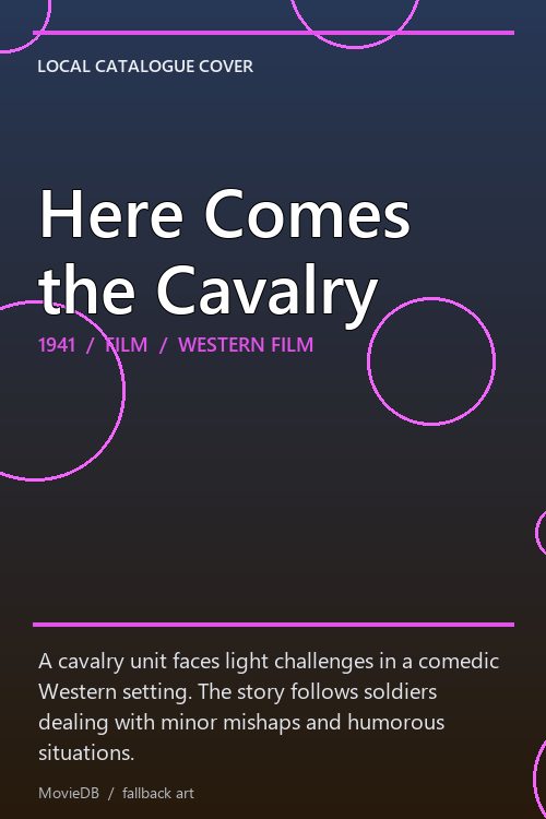Here Comes the Cavalry poster