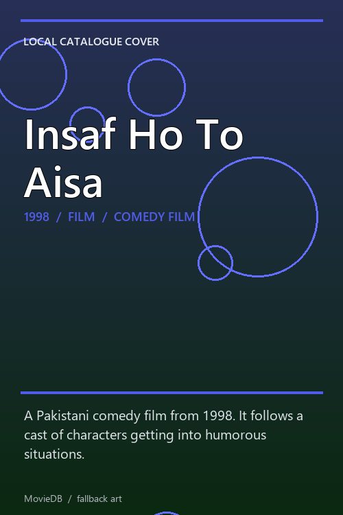 Insaf Ho To Aisa poster