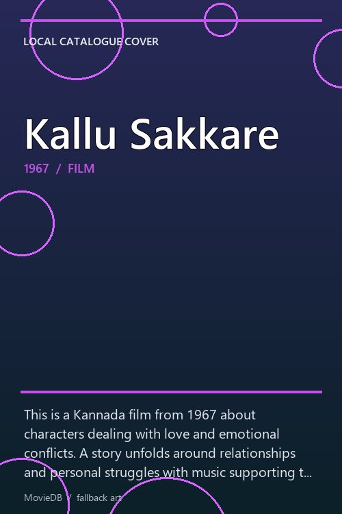 Kallu Sakkare poster