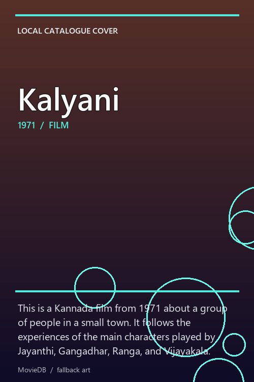 Kalyani poster