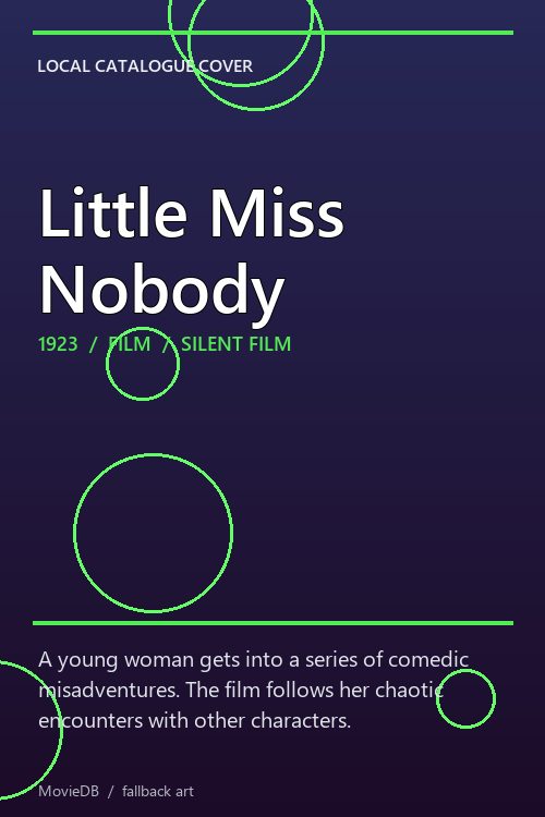 Little Miss Nobody poster
