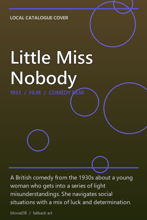 Little Miss Nobody poster