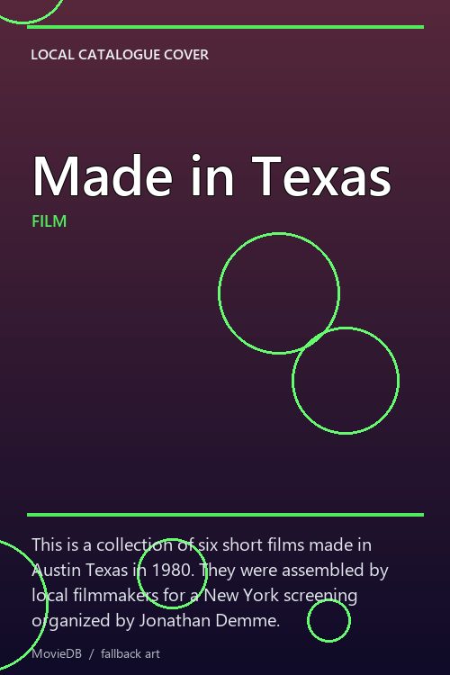 Made in Texas poster