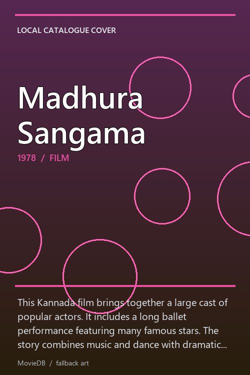 Madhura Sangama poster