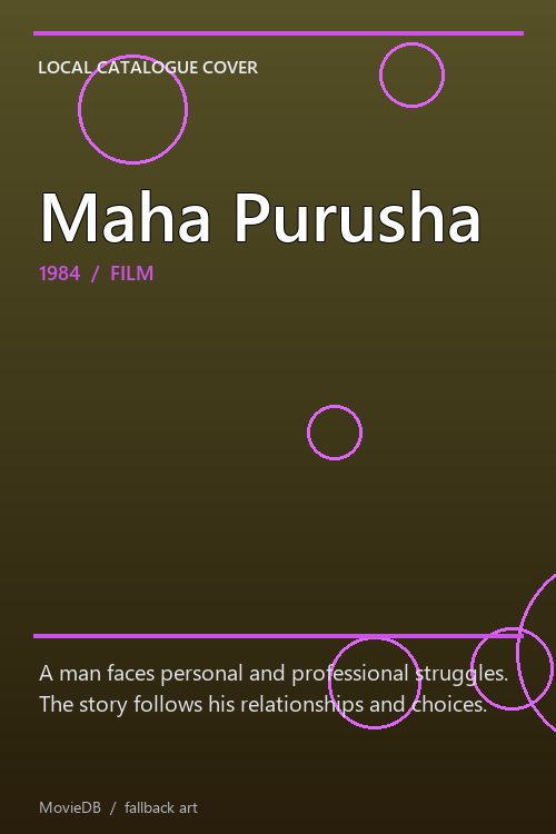 Maha Purusha poster