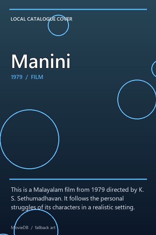 Manini poster
