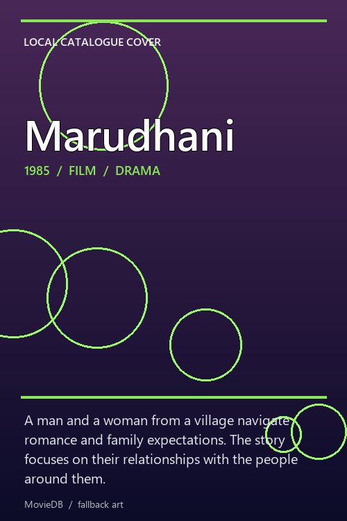 Marudhani poster