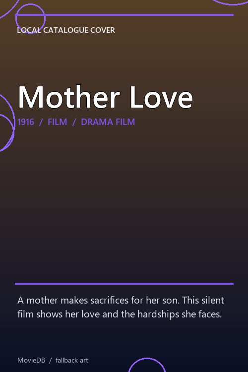 Mother Love poster