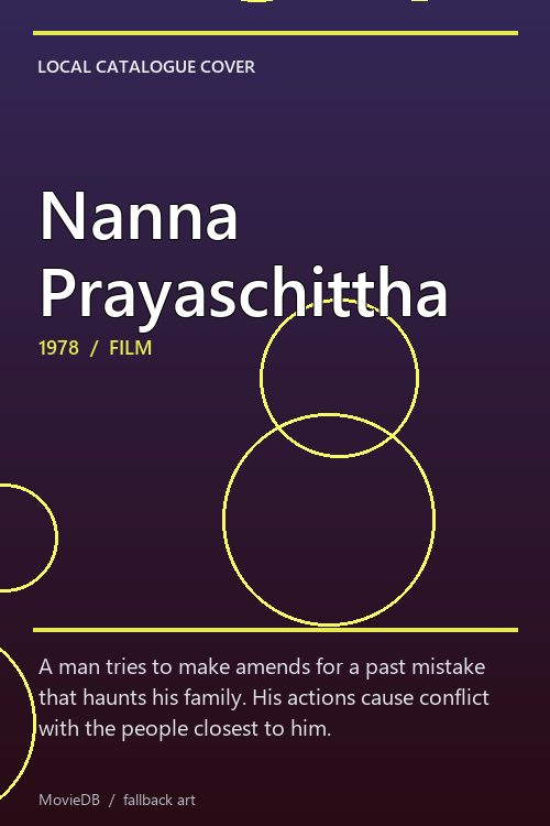 Nanna Prayaschittha poster