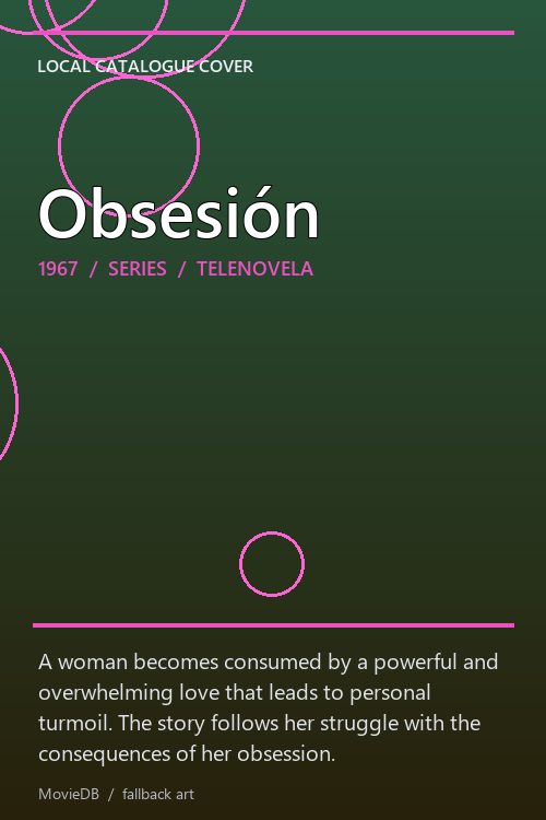 Obsesión poster