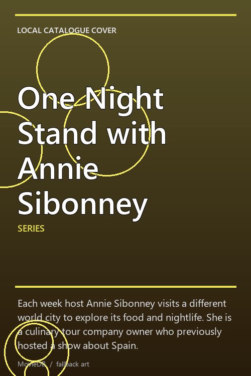 One Night Stand with Annie Sibonney poster