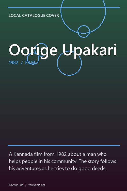 Oorige Upakari poster