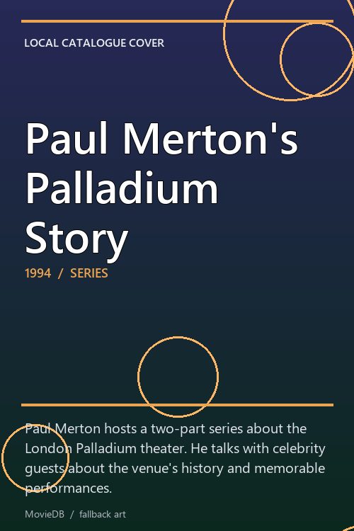 Paul Merton's Palladium Story poster