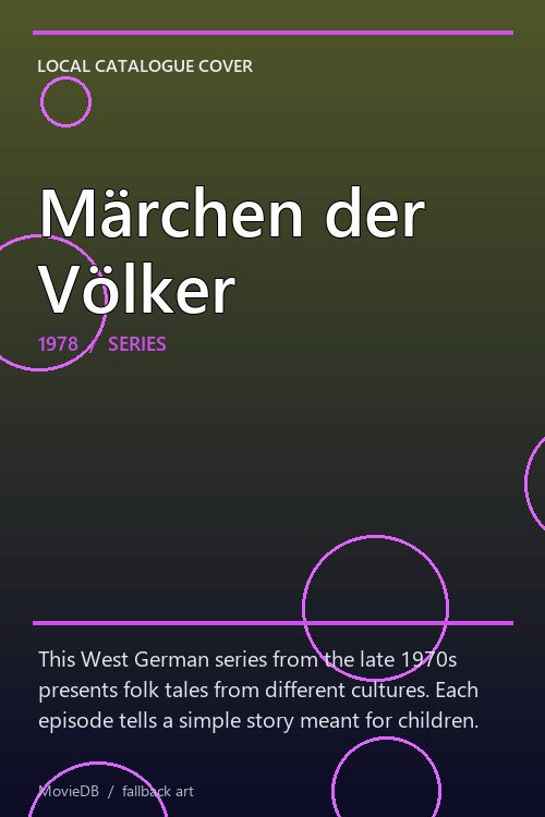 Märchen der Völker poster