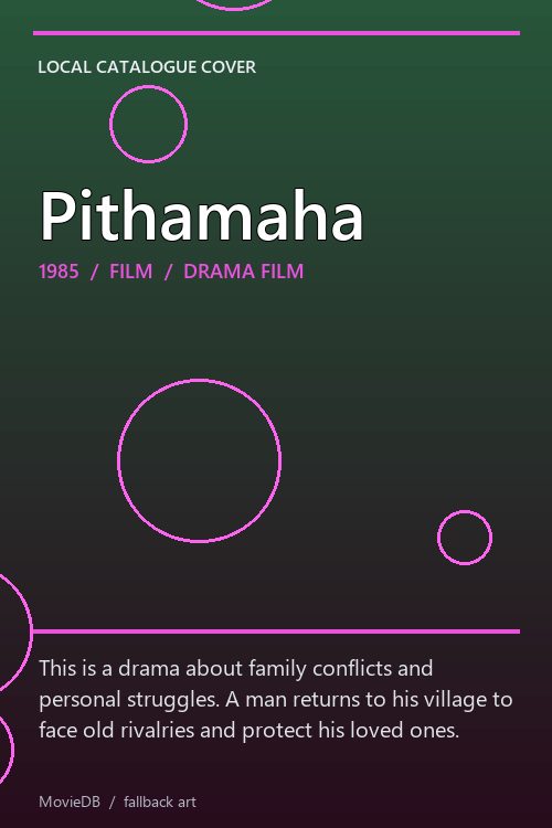 Pithamaha poster