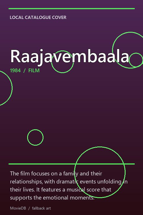 Raajavembaala poster