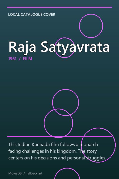 Raja Satyavrata poster
