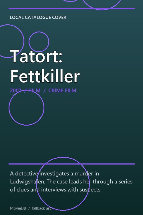Tatort: Fettkiller poster