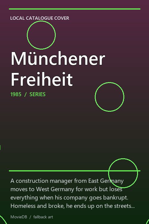 Münchener Freiheit poster