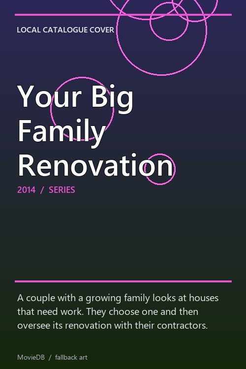 Your Big Family Renovation poster