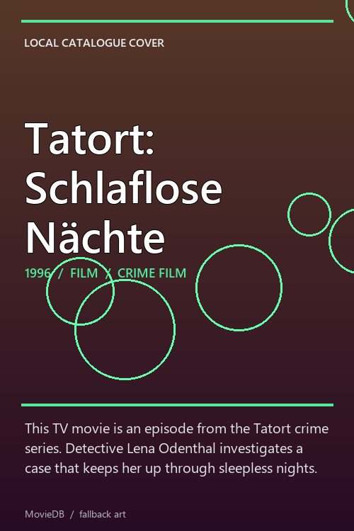 Tatort: Schlaflose Nächte poster
