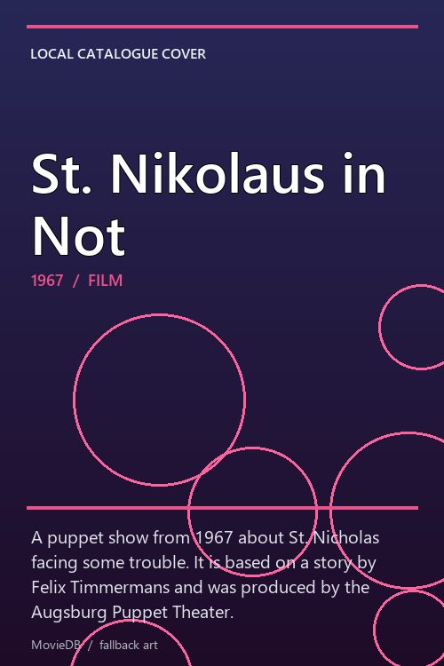 St. Nikolaus in Not poster