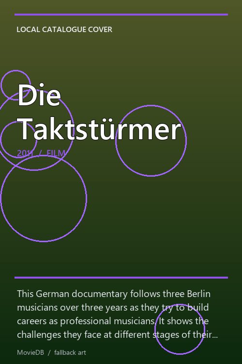 Die Taktstürmer poster