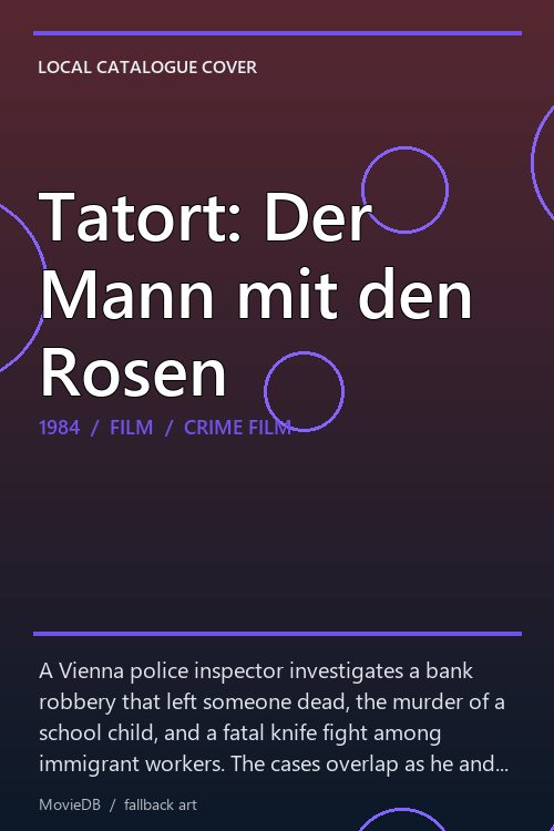 Tatort: Der Mann mit den Rosen poster
