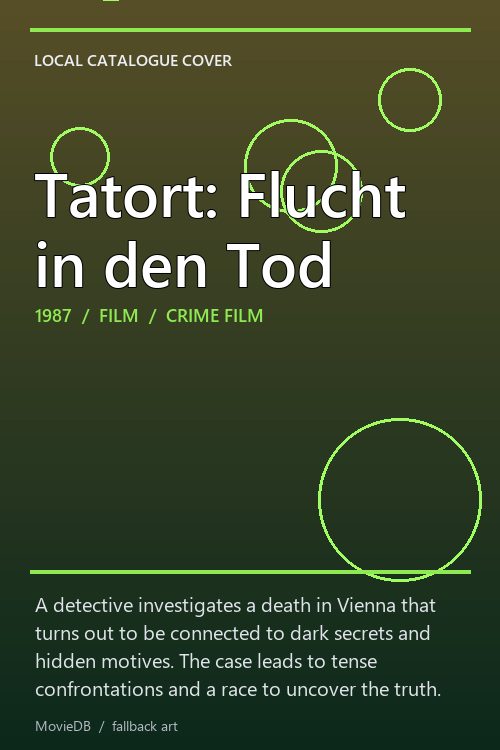 Tatort: Flucht in den Tod poster