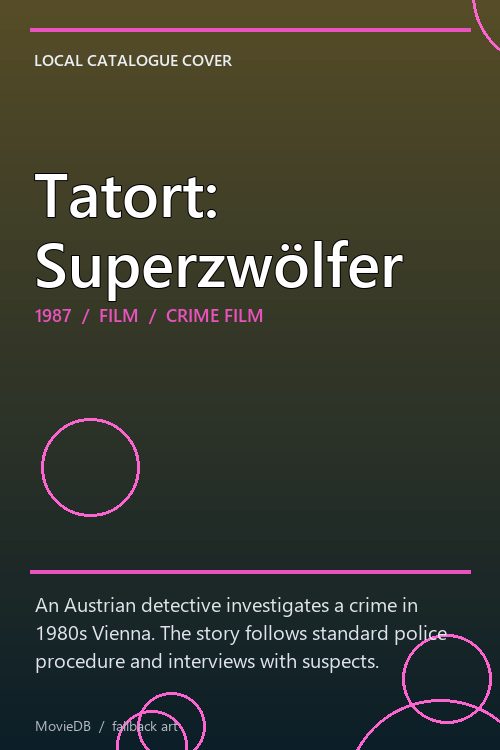 Tatort: Superzwölfer poster