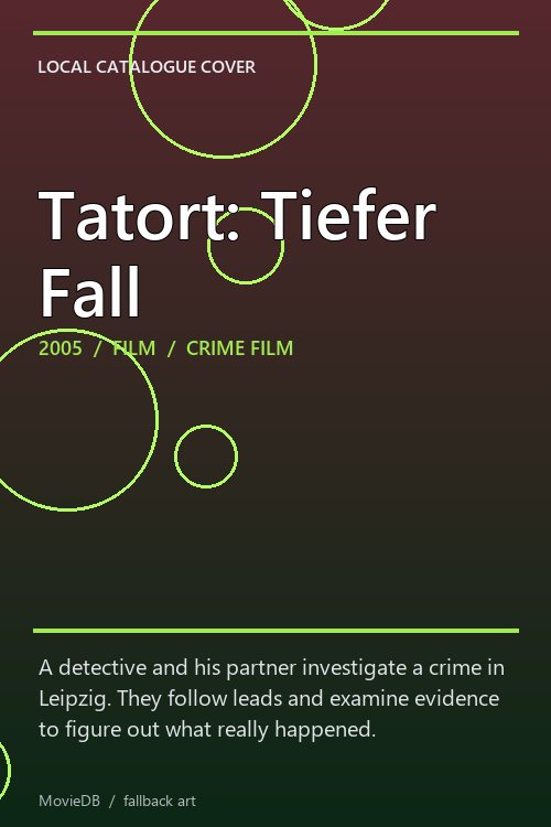 Tatort: Tiefer Fall poster